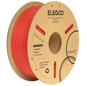 ELEGOO PLA+ RED 1.75MM FILAMENT FOR RELIABLE 3D PRINTS