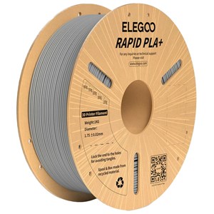 ELEGOO RAPID PLA+ GREY FILAMENT 1.75MM 1KG FOR 3D PRINTING