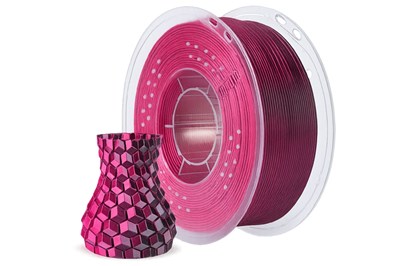 ELEGOO SILK BLACK RED PLA FILAMENT 1.75MM 1KG FOR STUNNING PRINTS