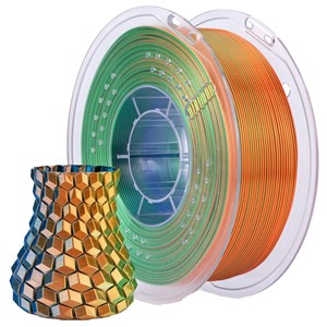 ELEGOO SILK PLA FILAMENT - BLUE GREEN ORANGE 1.75MM