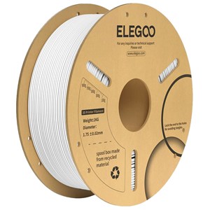 ELEGOO WHITE PLA+ FILAMENT 1.75MM 1KG FOR 3D PRINTING