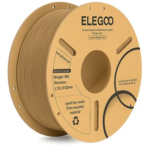 ELEGOO WOOD PLA+ FILAMENT 1.75MM 1KG FOR REALISTIC 3D PRINTS
