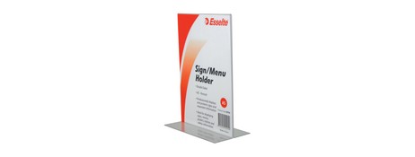 ESSELTE A5 2-SIDED CLEAR MENU HOLDER FOR GERALDTON BUSINESSES