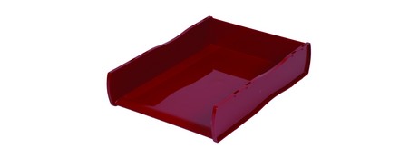 ESSELTE NOUVEAU BURGUNDY POLYSTYRENE STORAGE BOX FOR HOME/OFFICE