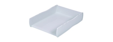 ESSELTE NOUVEAU POLYSTYRENE STORAGE TRAY - STYLISH GREY DOVE