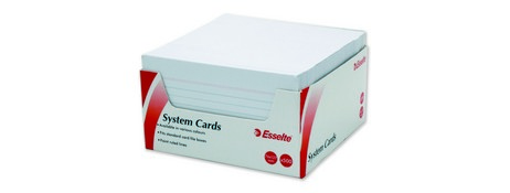 ESSELTE SYSTEM CARDS 127X76MM RULED 200GSM MULTI-COLOUR PACK