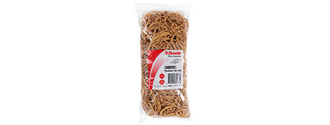 ESSELTE SIZE 18 RUBBER BANDS, 500G BAG - STRONG & RELIABLE