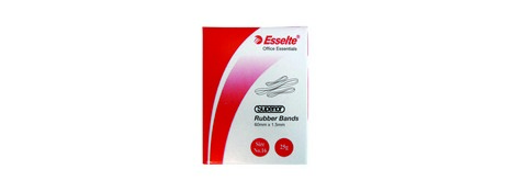 ESSELTE SUPERIOR RUBBER BANDS SIZE 64 - 25G BOX FOR OFFICE & HOME