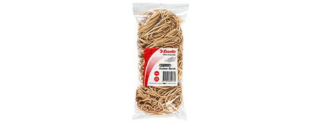 ESSELTE SUPERIOR RUBBER BANDS SIZE 34 - 500G BAG FOR OFFICE & HOME
