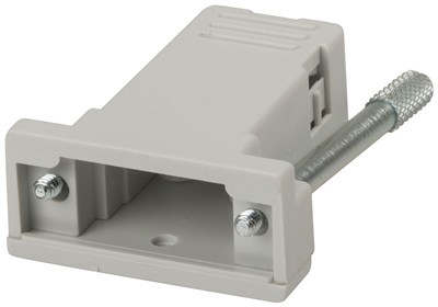 UNSPECIFIED MANUFACTURER (GENERIC DB9 COMPONENT) DB9 ABS FLAMEPROOF BACKSHELL FOR RELIABLE CONNECTIONS