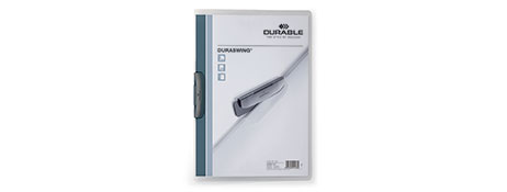 UNSPECIFIED MANUFACTURER FLEXIBLE A4 DOCUMENT FILE WITH SWIVELLING CLIP CLOSURE