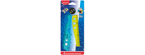 CROC CROC FOLDABLE RULER FOR KIDS - FUN BLUE/GREEN MEASURING TOOL