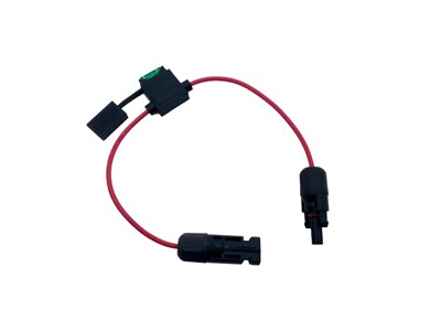 GENERIC SOLAR COMPONENT 300MM FUSED MC4 EXTENSION CABLE - WATERPROOF SOLAR CONNECTOR