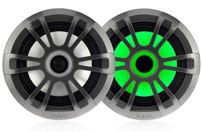 FUSION EL SERIES MARINE SPEAKERS WITH RGB LED LIGHTING
