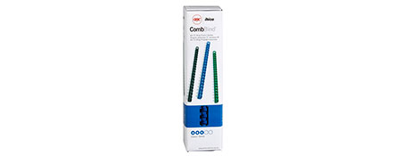 GBC 10MM PLASTIC BINDING COMBS FOR PROFESSIONAL DOCUMENTS