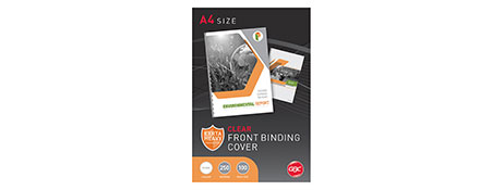 GBC PREMIUM PVC GLOSS BINDING COVERS FOR PROFESSIONAL DOCUMENTS