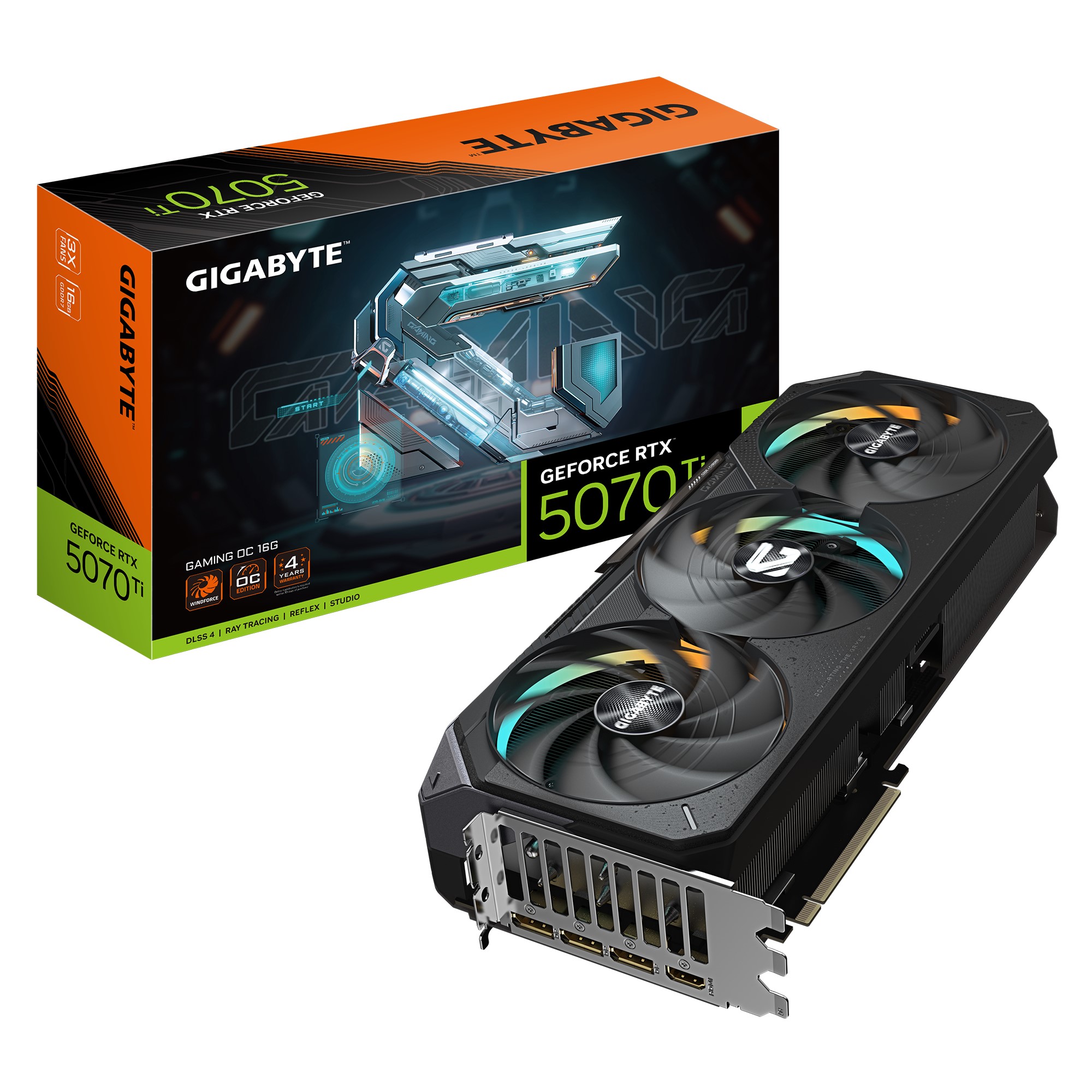 GIGABYTE RTX 4070 GAMING OC 16GB GRAPHICS CARD