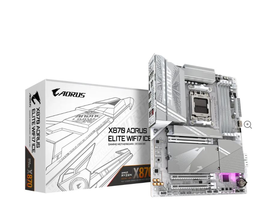 GIGABYTE X870 A ELITE WF7 ICE 1.0 MOTHERBOARD