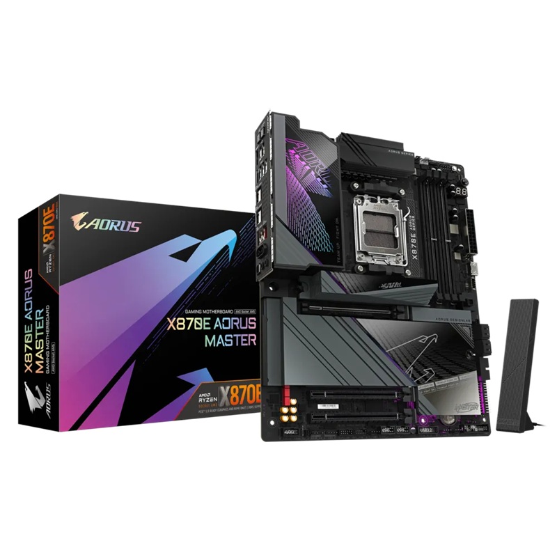 GIGABYTE X870E AORUS MASTER MOTHERBOARD FOR HIGH-END BUILDS