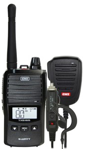 GME TX6165 5W UHF HANDHELD RADIO WITH ACCESSORIES