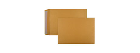 UNSPECIFIED MANUFACTURER GOLD TRADITIONAL POCKET ENVELOPES 380X255MM STRIP SEAL