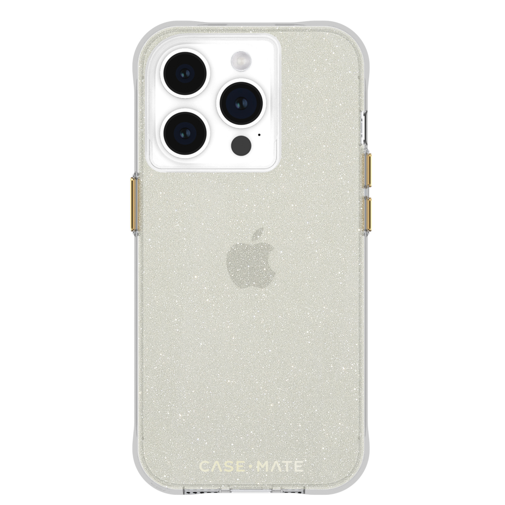 CASE-MATE SHEER CRYSTAL GOLD CASE FOR IPHONE 15 PRO