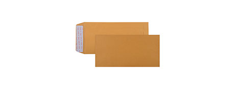 UNSPECIFIED MANUFACTURER GOLD POCKET ENVELOPES DL STRIP SEAL - SHORT SIDE OPENING