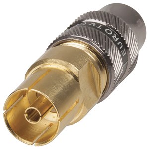 UNSPECIFIED MANUFACTURER GOLD PLATED PAL TV SOCKET FOR RELIABLE COAXIAL CONNECTION