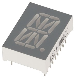 GENERIC COMPONENT GREEN 16 SEGMENT COMMON CATHODE LED DISPLAY MODULE