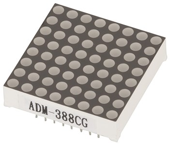 GENERIC COMPONENT GREEN 8X8 LED MATRIX MODULE FOR CUSTOM DISPLAYS