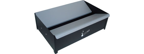 UNBRANDED/GENERIC (IMPLIED BY SKU CONTEXT) DURABLE GREY METAL SMOKER'S ASH BIN FOR OUTDOOR AREAS