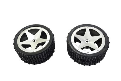 UNSPECIFIED MANUFACTURER (FOR GT3786 MAVERICK) PACK OF 2 REAR TYRES FOR GT3786 MAVERICK 1/12 TRUGGY
