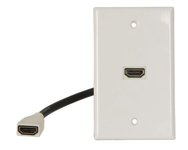 GENERIC/UNSPECIFIED MANUFACTURER HDMI 2.0 WALL PLATE WITH FLYLEAD FOR CLEAN INSTALLATIONS