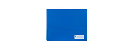 MARBIG HEAVY DUTY POLYPICK DOCUMENT WALLET - BLUE