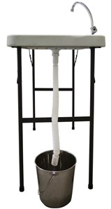 UNSPECIFIED MANUFACTURER DURABLE HDPE FOLDING TABLE FOR BOATS & CAMPING - 1143 X 610MM