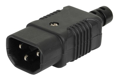 UNSPECIFIED MANUFACTURER RELIABLE IEC LINE MALE POWER PLUG FOR PC CONNECTIONS