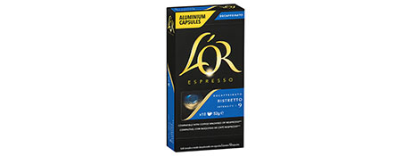 RISTRETTO ESPRESSO CAPSULES - INTENSE 9 INTENSITY, 100 PACK