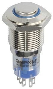 GENERIC COMPONENT MANUFACTURER DURABLE IP67 BLUE ILLUMINATED MOMENTARY SWITCH FOR PROJECTS