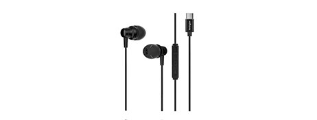 KENSINGTON USB-C STEREO EARPHONES WITH MIC FOR WORK & STUDY