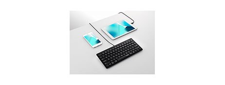 KENSINGTON WIRED KEYBOARD FOR IPAD/IPHONE - BLACK
