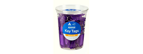 KEVRON LILAC ID5 KEY TAGS FOR EASY KEY IDENTIFICATION