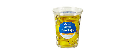 KEVRON YELLOW ID5 KEY TAGS FOR EASY KEY IDENTIFICATION