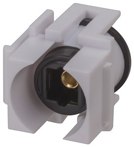 KEYSTONE TOSLINK OPTICAL AUDIO INSERT FOR WALL PLATES