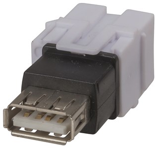 GENERIC/UNSPECIFIED MANUFACTURER KEYSTONE INSERT USB FEMALE FOR CUSTOM WALL PLATES