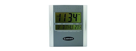 GENERIC/UNSPECIFIED MANUFACTURER LARGE DIGITAL DESK/WALL CLOCK WITH TEMP & ALARM
