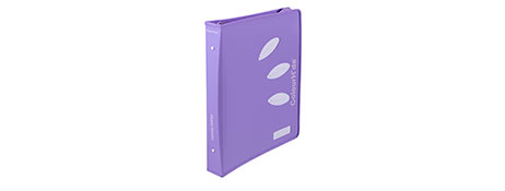 COLOURHIDE LAVENDER RING BINDER - DURABLE A4 FILING SOLUTION