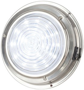 GENERIC/OEM (ASSUMING NO SPECIFIC BRAND PROVIDED) BRIGHT LED DOME LIGHT FOR CARAVAN & BOAT CABINS