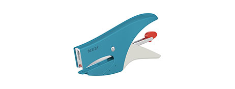 LEITZ METAL STAPLER CALM BLUE - 15 SHEET CAPACITY