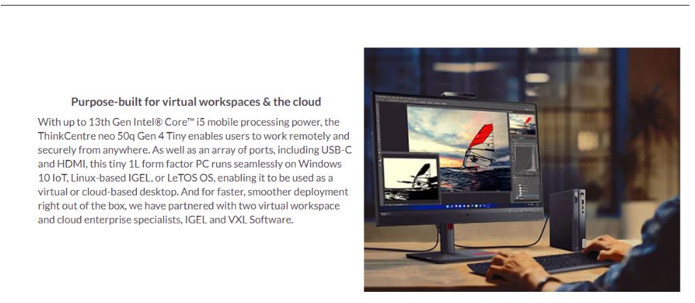 LENOVO 12LN007LAU DESKTOP PC FOR RELIABLE HOME & OFFICE USE