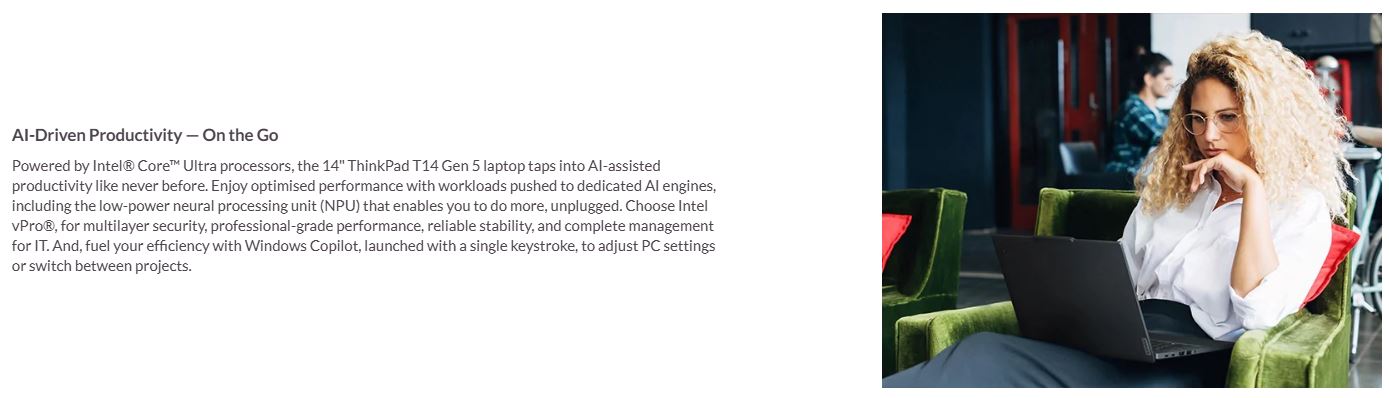 LENOVO 21ML00AXAU THINKPAD E14 GEN 5 LAPTOP